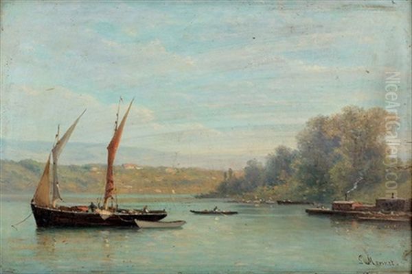 La Seine Pres De Rouen - view 1