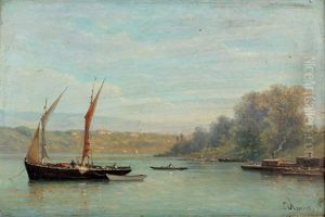 La Seine Pres De Rouen La Seine Pres De Rouen