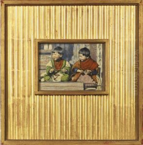 Japanese Children by Mortimer Luddington Menpes