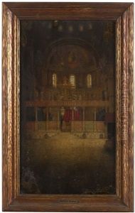 Cathedral Interior by Mortimer Luddington Menpes