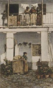 The Balcony by Mortimer Luddington Menpes