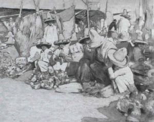 Mexican Market by Mortimer Luddington Menpes