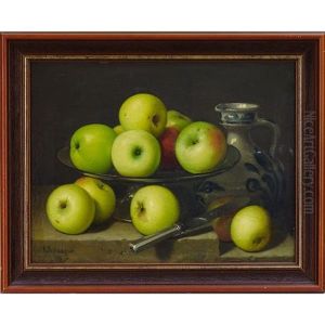 Still Life With Apples by Antonio Mensaque