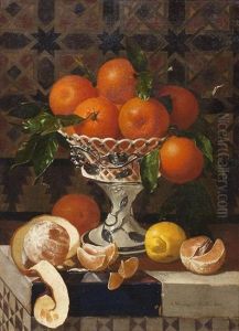 Still Life With Oranges by Antonio Mensaque