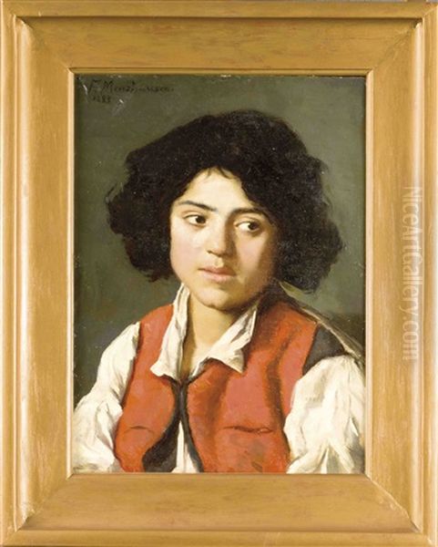 Reizvolles Portrait Eines Italienischen Jungen - view 1