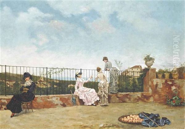 Elegant Company On The Balcony - view 1