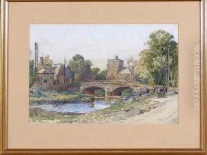 Telegraph Engineers At Work, Ponteland Village