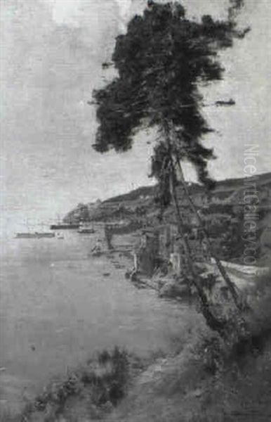 Mediterrane Kustenlandschaft - view 1