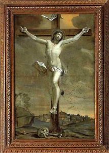 Christus Am Kreuz by Franz Thaddaeus Menteler the Elder