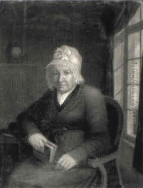 Bildnis Einer ,lteren Frau Mit Zugeschlagenem Buch - view 1