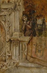 In Erwartung by Wilhelm Menzler