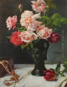 Stillleben Mit Rosen Stillleben Mit Rosen
