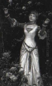Madchen Mit Rosenzweigen Madchen Mit Rosenzweigen