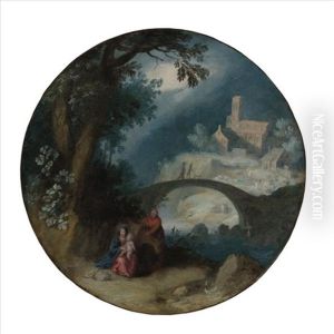 Rest On The Flight Into Egypt by Pietro Mera