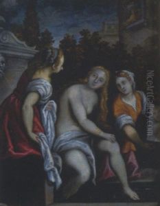 Bethsabee Au Bain by Pietro Mera