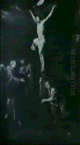Der Gekreuzigte Mit Maria, Johannes Und Magdalena