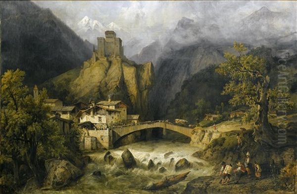 Capriccio Der Burganlage Landeck In Tirol - view 1