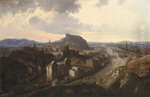 View Of Edinburgh From Calton Hill - view 1