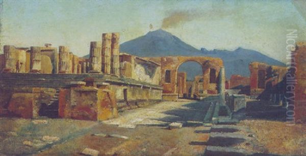 Vue Des Ruines De Pompei - view 1