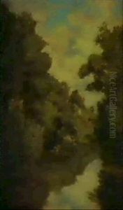 La Vilaine A St Jean De Vilaine by Charles Mercier