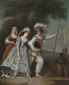 The Abduction Of Helen by Philip Mercier