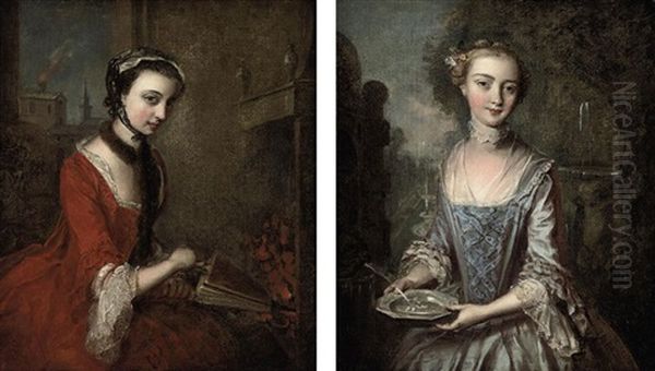 An Allegory Of Fire (+ An Allegory Of Water; Pair) - view 1