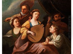 Musikgesellschaft by Philip Mercier