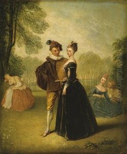 L'heureuse Rencontre (the Happy Encounter) by Philip Mercier