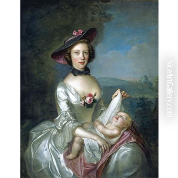 Portrait Of Elizabeth Moubray, Mrs Robert Boyd - view 1