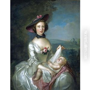 Portrait Of Elizabeth Moubray, Mrs Robert Boyd by Philip Mercier