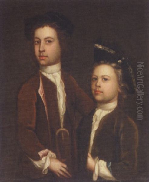 Double Portrait Of Two Boys - view 1