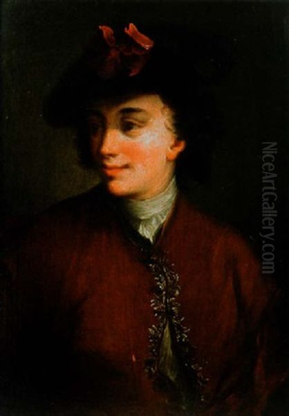 Portrait De Jeune Homme A La Veste Rouge - view 1