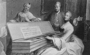 Das Hauskonzert by Philip Mercier