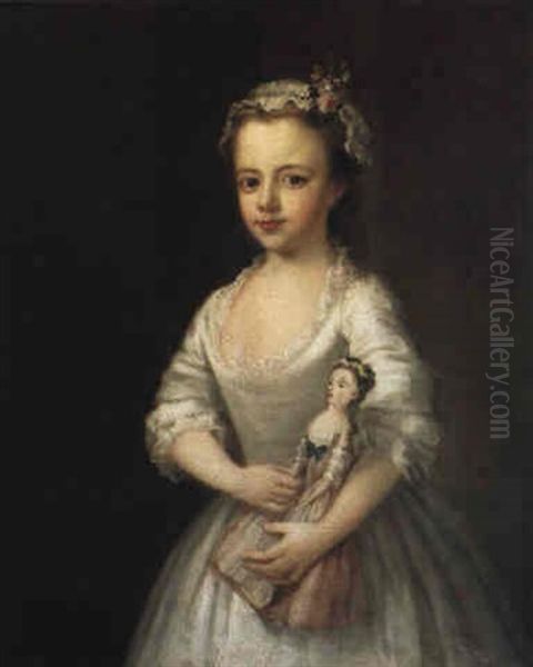 Portrait Of Lady Bishopp Of Parham As A Child - view 1