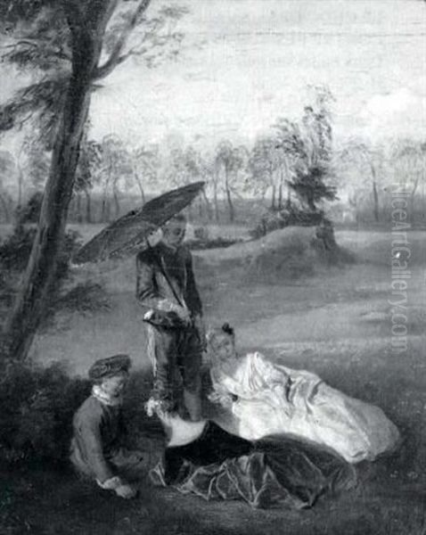 Personnages Dans Un Parc - view 1