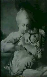 Jeune Femme Musicienne Et Jeune Enfant Jeune Femme Musicienne Et Jeune Enfant