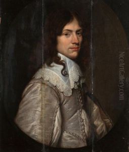 Portrait D'homme A L'habit Gris by Jacob Frans van der Merck