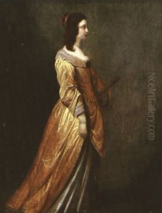 Portrait De Jeune Femme En Pied