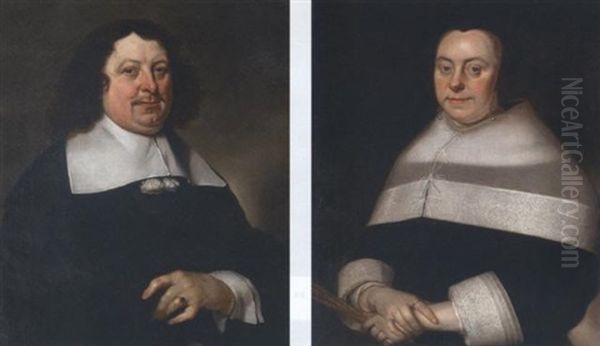 Portrait Of A Gentleman In A Black Coat - view 1