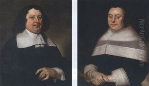 Portrait Of A Gentleman In A Black Coat