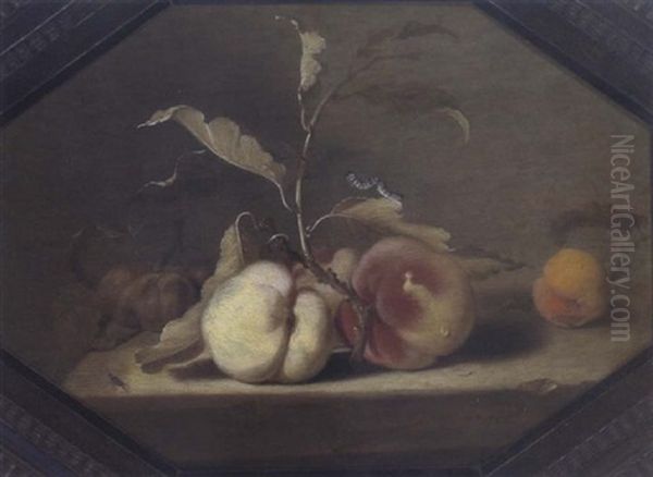Stilleben Mit Pfirschen Und Marillen (aprikosen) - view 1