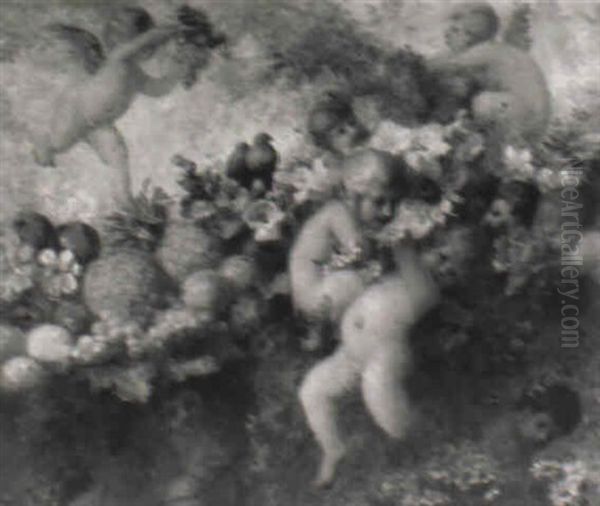 Fruchtestilleben Mit Putti - view 1