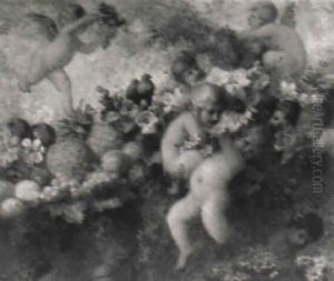 Fruchtestilleben Mit Putti