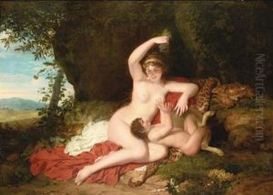 Erigone And Bacchus by Jean Francois Leonor Merimee