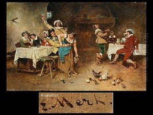 Im Wirtshaus by Eduard Merk
