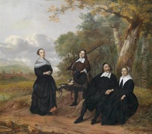 Die Familie De Koning In Einer Landschaft Die Familie De Koning In Einer Landschaft