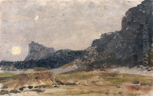 Steilkuste Im Mondschein - view 1