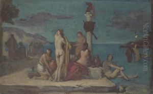 Scene Antique by Jean Baptiste Bertrand