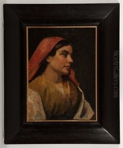 Girl With A Red Head Scarf