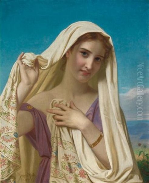 Young Girl In A Veil - view 1